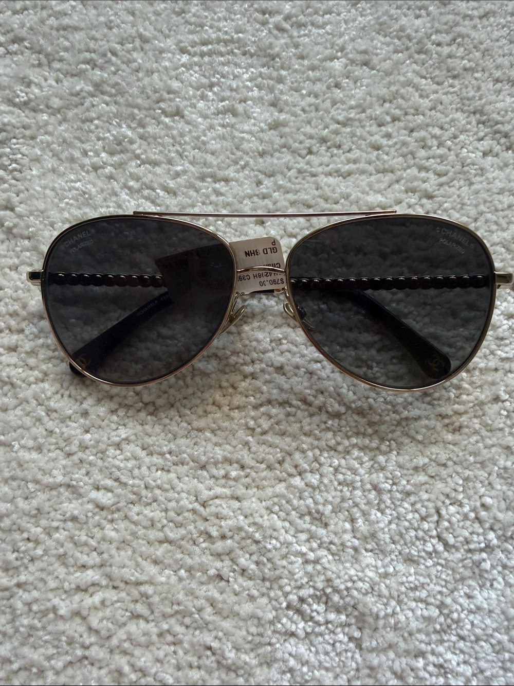 CHANEL Pilot Sunglasses polarized gray lens